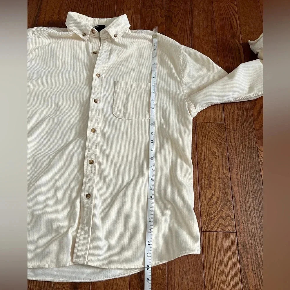 ASOS DESIGN oversized 90s style corduroy shirt Sz S - Picture 5 of 6